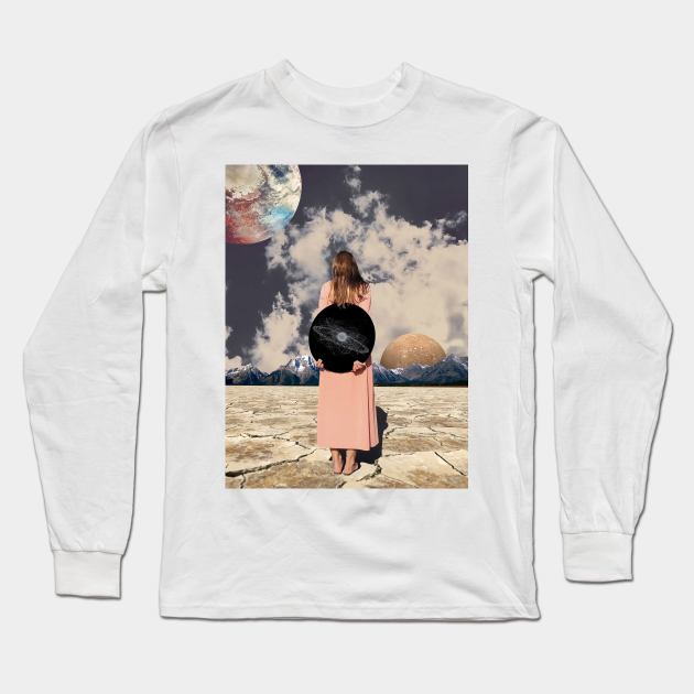 Many More Stories - Surreal/Collage Art Long Sleeve T-Shirt by DIGOUTTHESKY